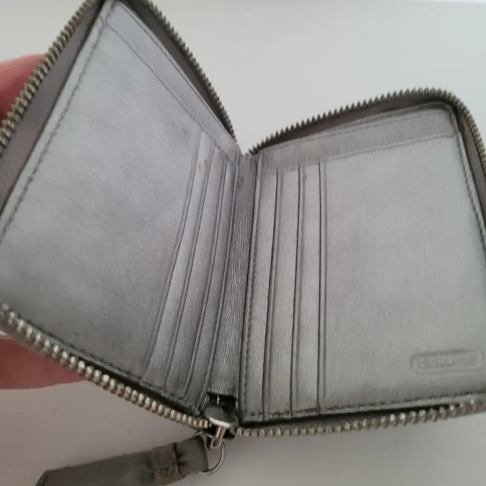 Coach wallet leather