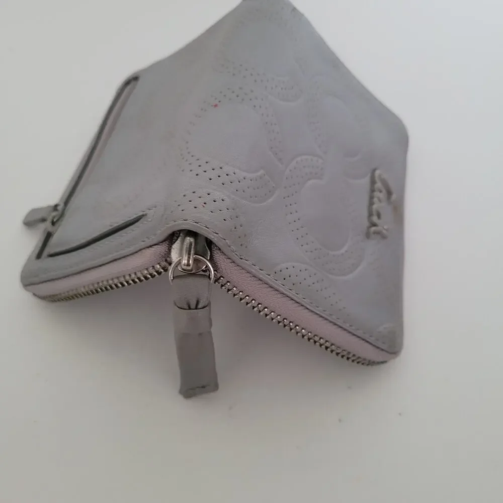 Coach wallet leather