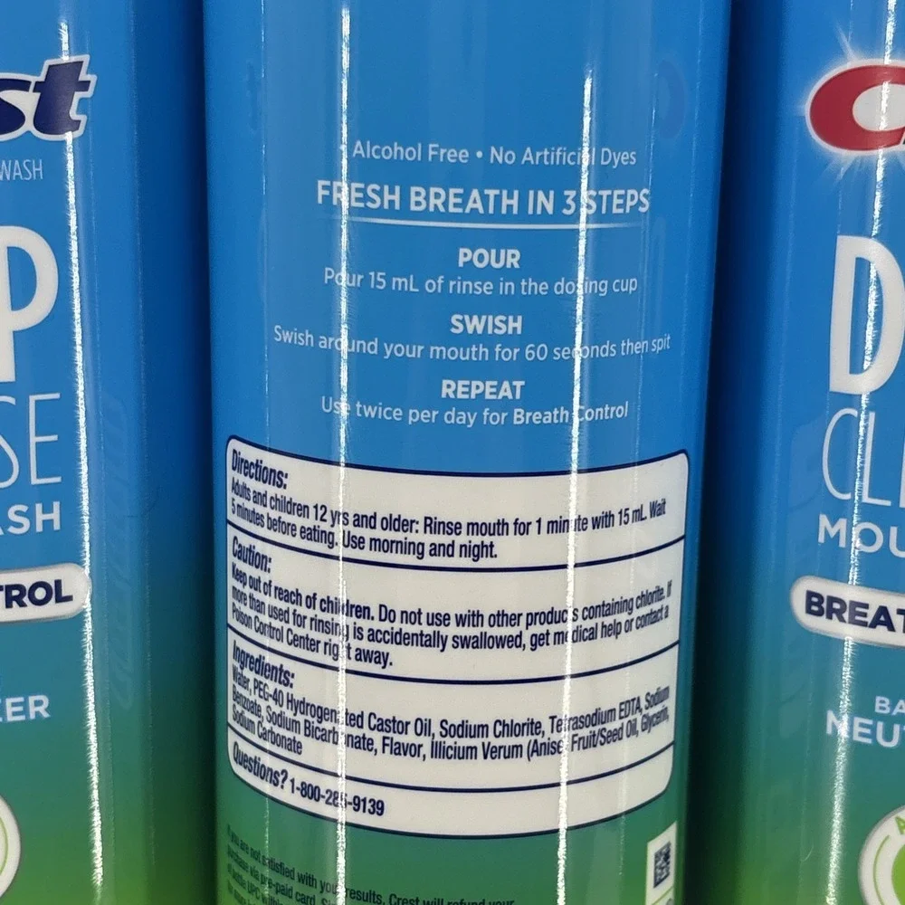 Crest bottles deep
