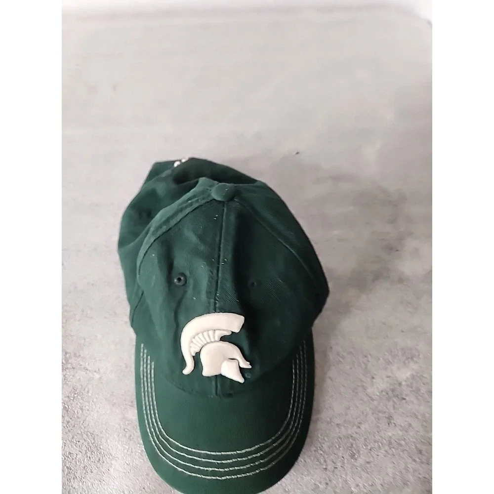 Michigan State Spartans Youth Hat Green Adjustable Top‎ of the World NCAA Cap