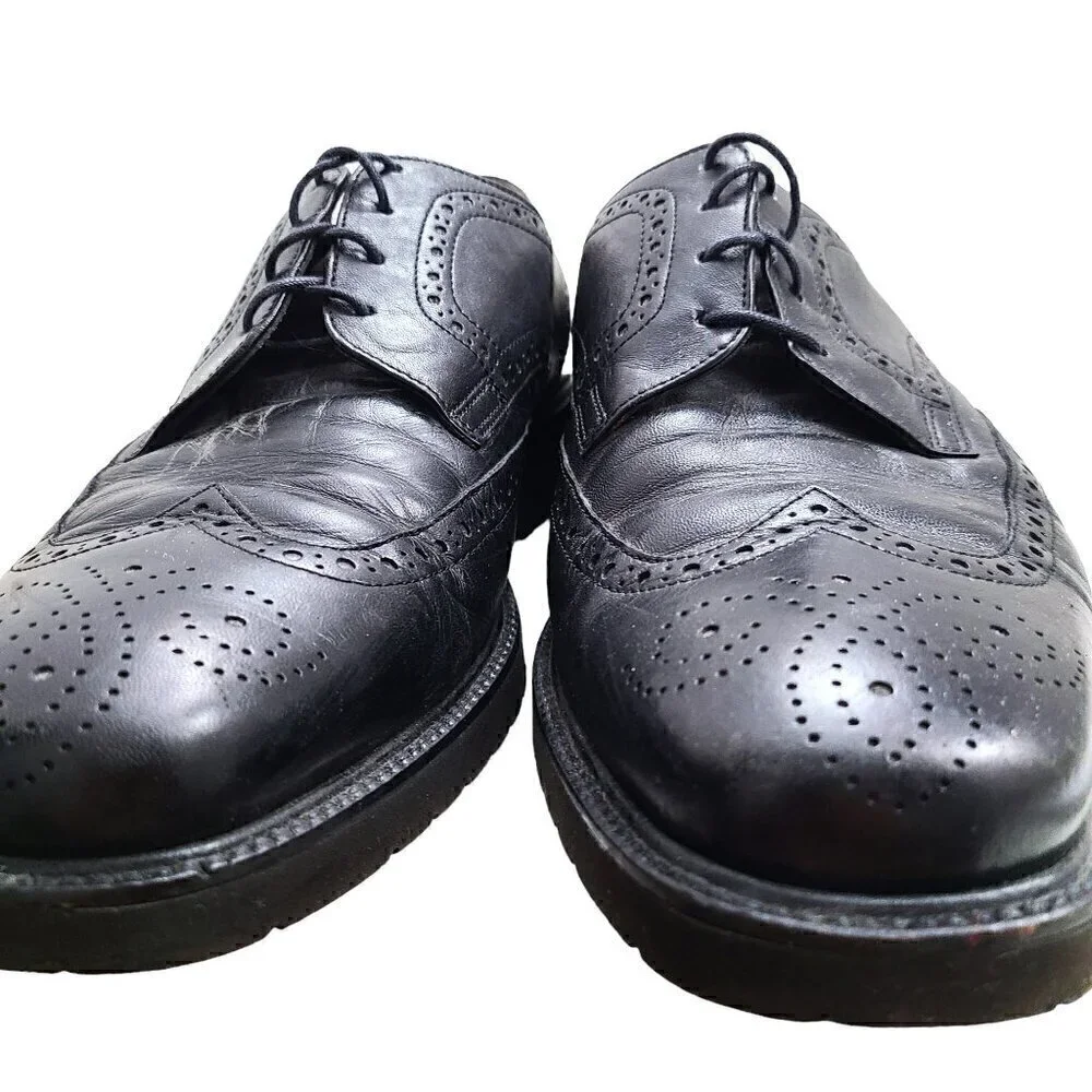 Bally black leather