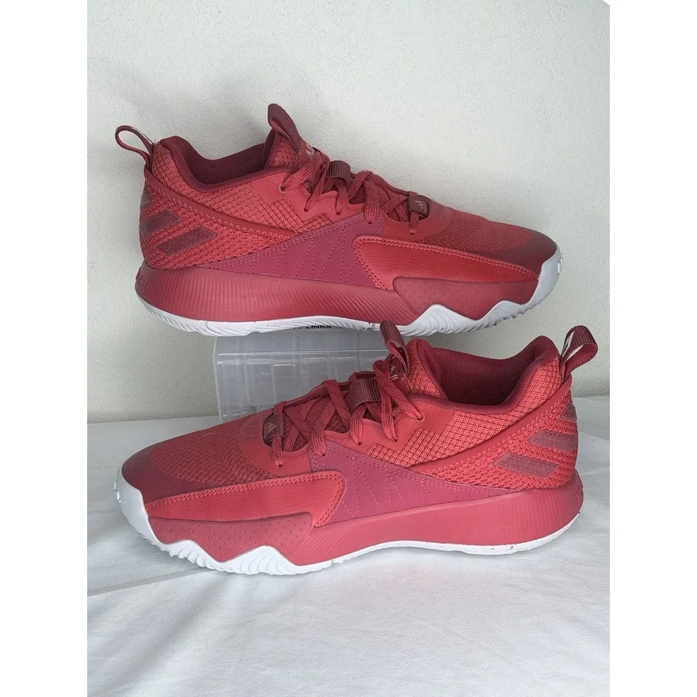 Adidas‎ Dame Basketball Shoes Men's Sz 10.5 Red Certified Damian GY2443