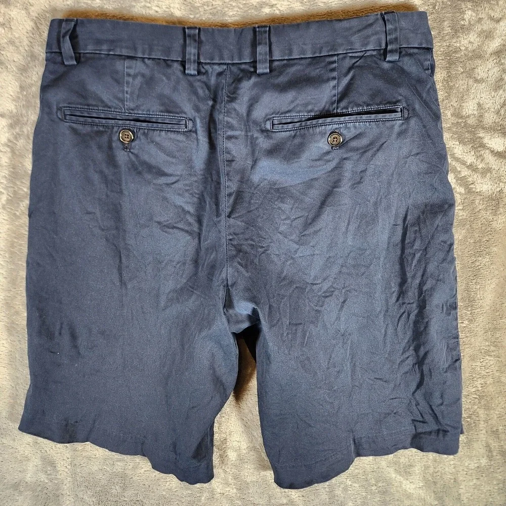 Banana Republic Shorts Men's 33X9 (Tag 32) Blue‎ Chino Aiden Stretch V/700031159