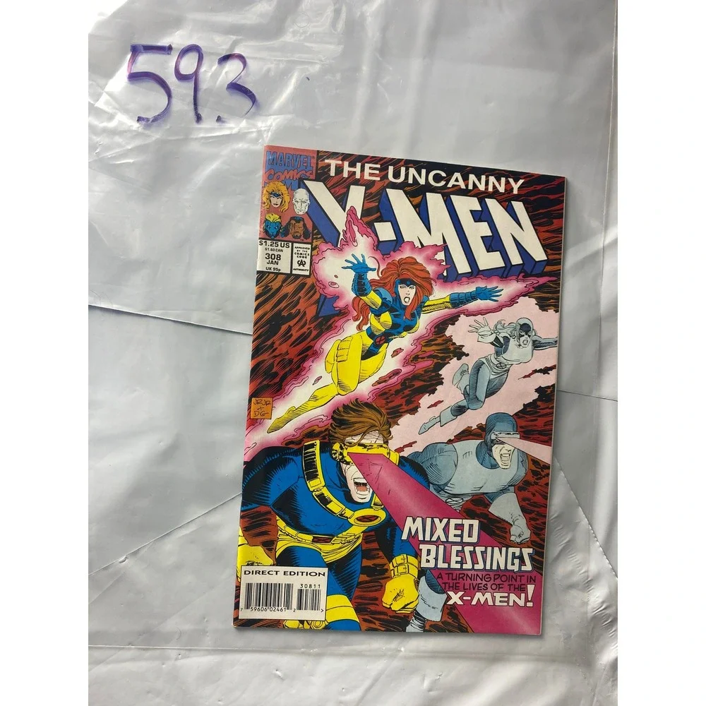The Uncanny X Men‎ Mixed Blessings Comic Book Issue 308 Marvel Comics 1994
