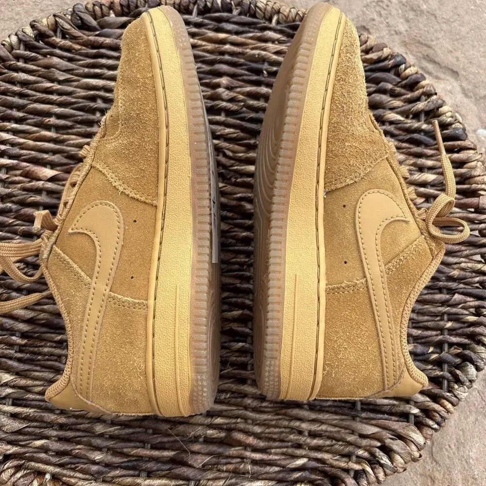 Size 2Y- Nike Air Force 1 LV8 3 Low‎ Wheat 2019 BQ5485-700