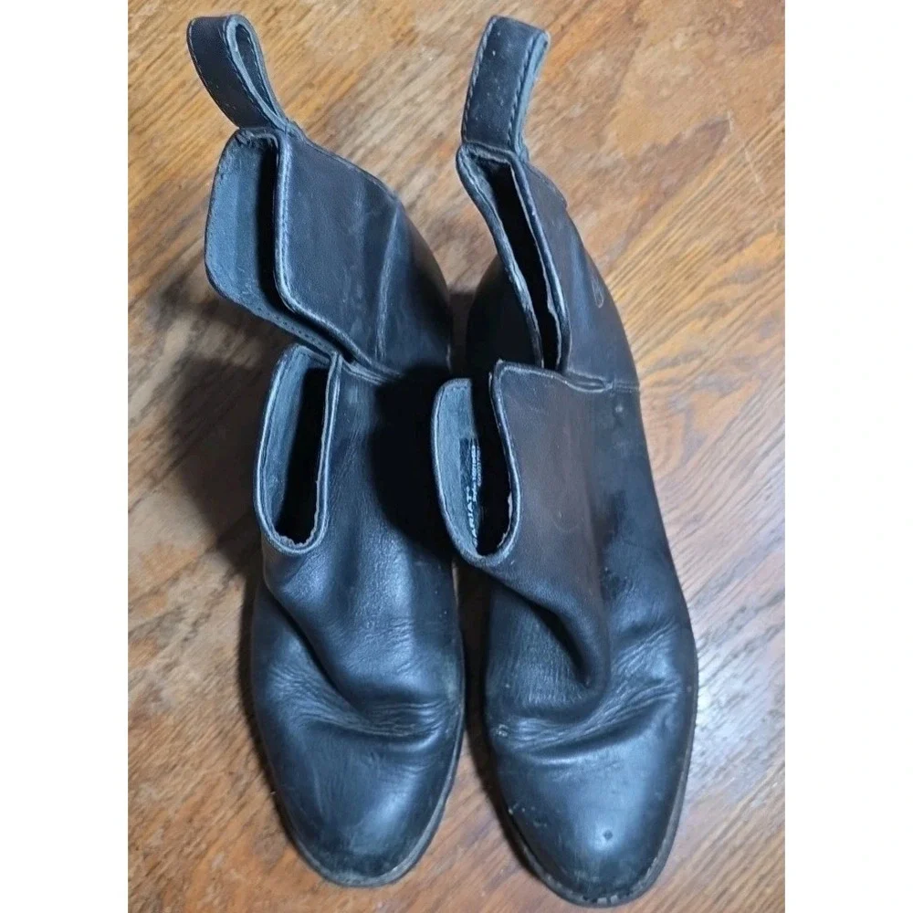 Ariat‎ Booties Chelsea boots Women's 7.5 Slip On Side Slit Black Leather