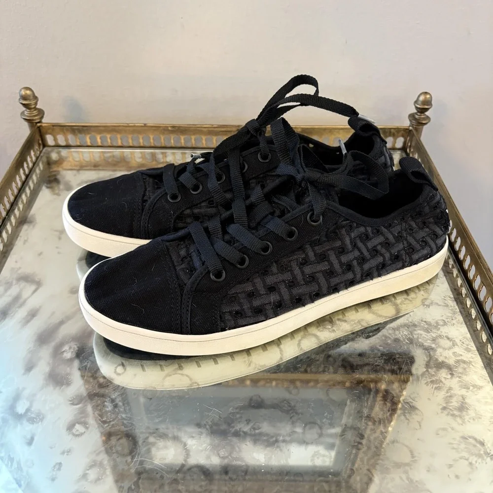 Koolaburra By UGG Shoes‎ Womens Size 10 Black Woven Low Top Casual 1097223