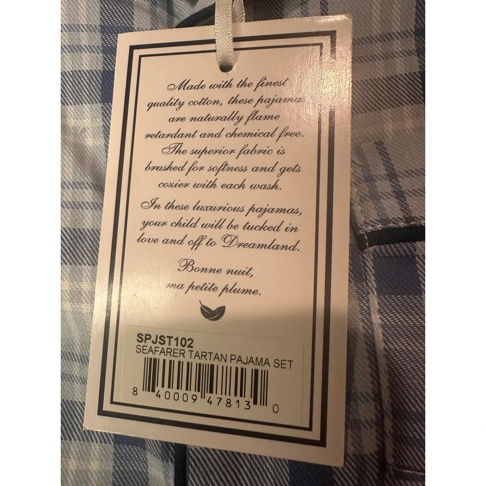 Petite Plume seafarer tartan