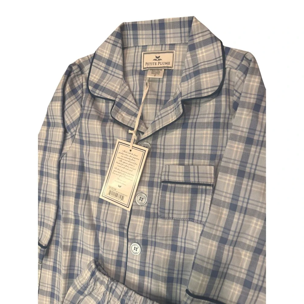 Petite Plume seafarer tartan