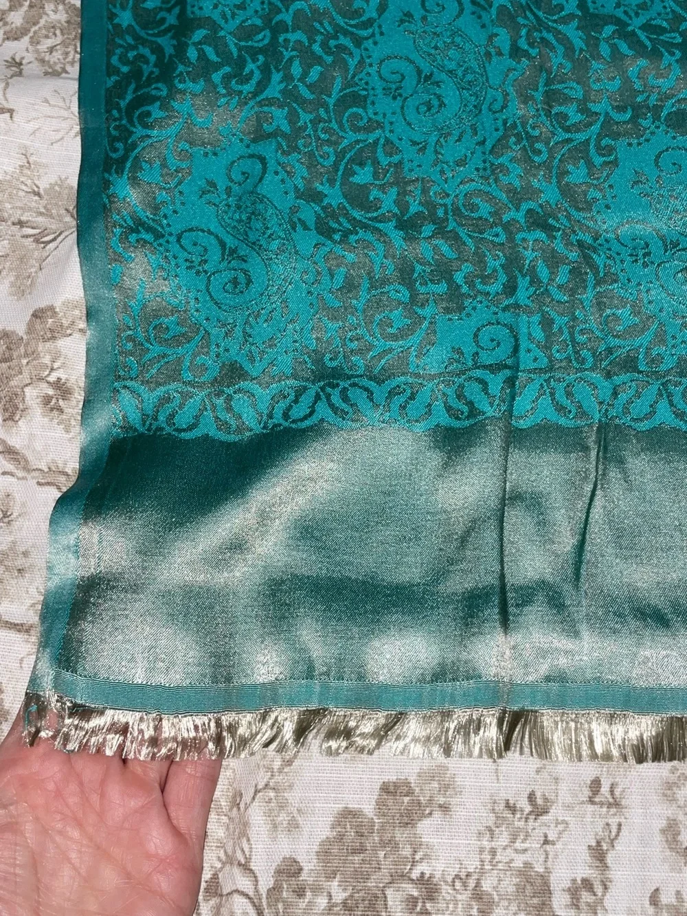 N/A luxurious teal