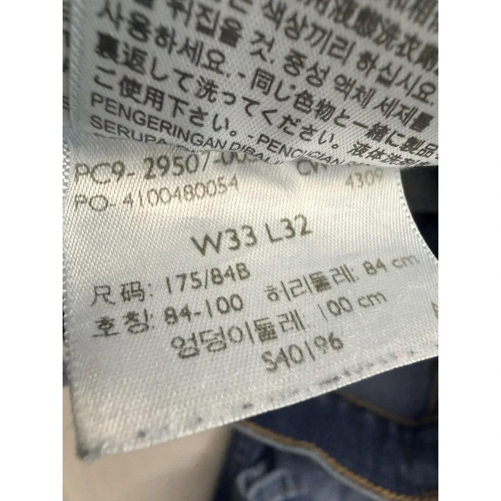 Levis pockets contrast info