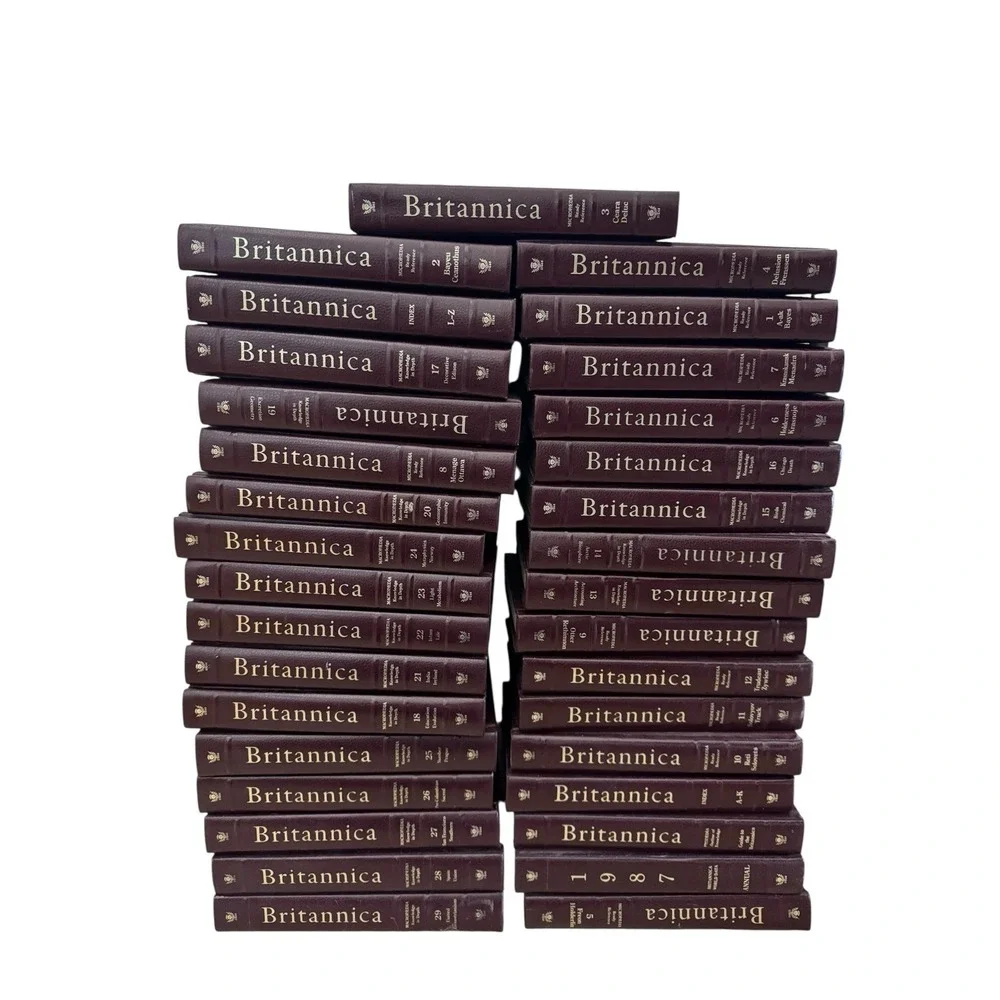 Encyclopedia Britannica ANNIVERSARY EDITION NUMBERED SET 15th Edition‎ 1987