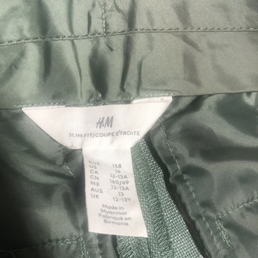H&M pants olive