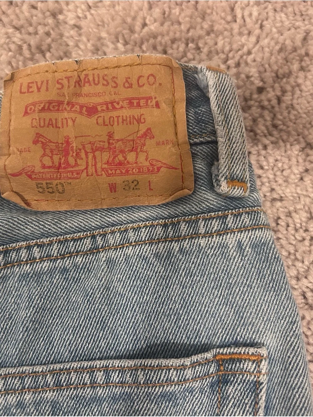 Levis levi’s 550