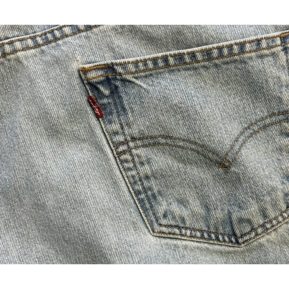 Levis 550 Relaxed Jeans *36x32 Faded Light Stonewash Skater Grunge 1999 Y2K