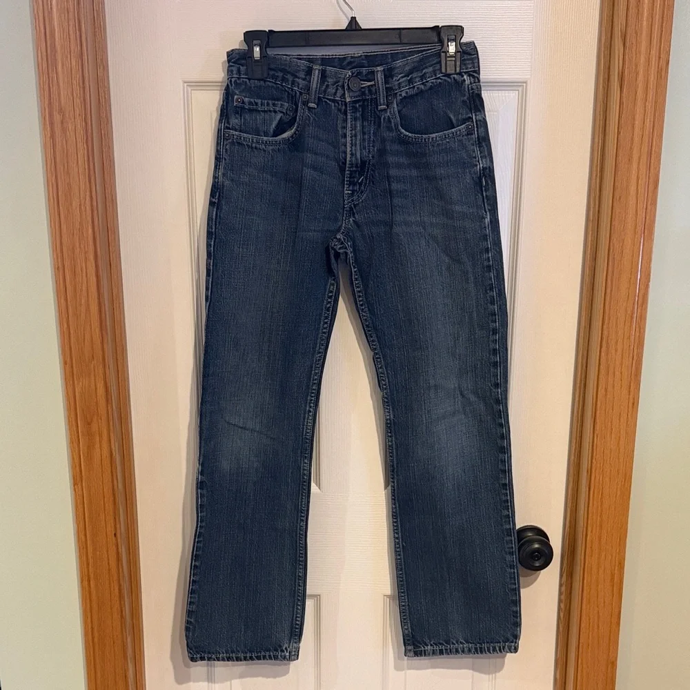 310 Levi’s 514 Slim Straight Jeans Men’s 28x28 Dark Wash Denim Classic Fit
