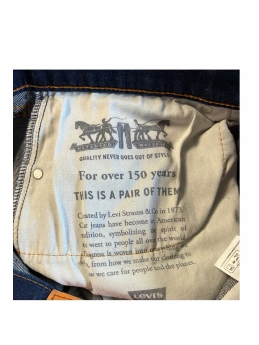 Levi’s 505 Men’s‎ Dark Wash Jeans