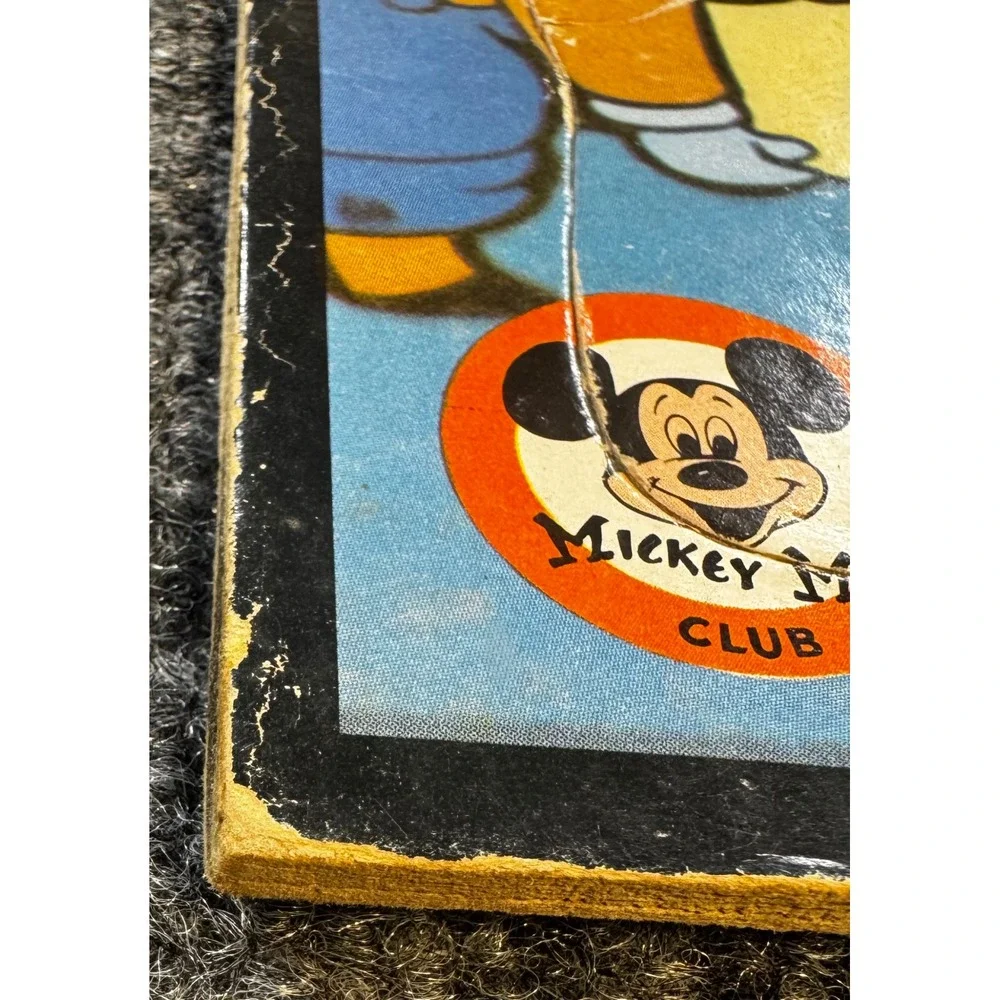 Vintage 1956 Walt Disney Mickey Mouse Club Whitman Frame Tray Puzzle‎ Disneyana