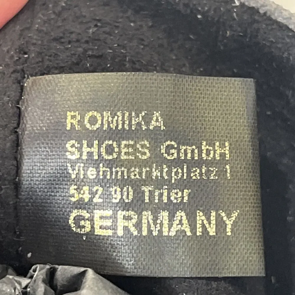 Romika Cassie NEW‎ Gray Suede Ankle Boots Booties Womens EU 37 US 6-6.5 Comfort
