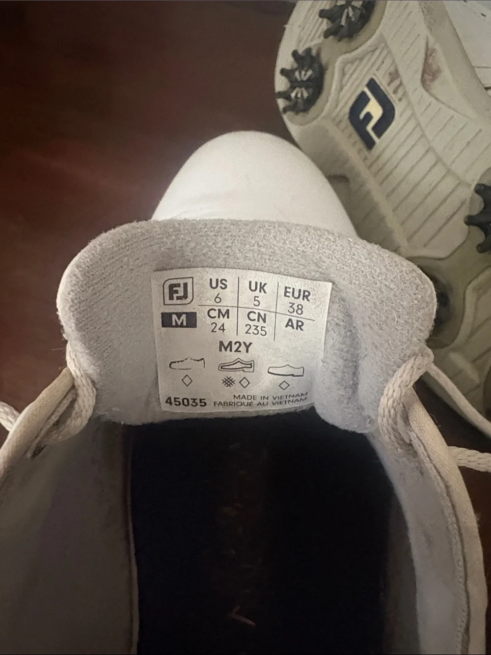 FootJoy classic white