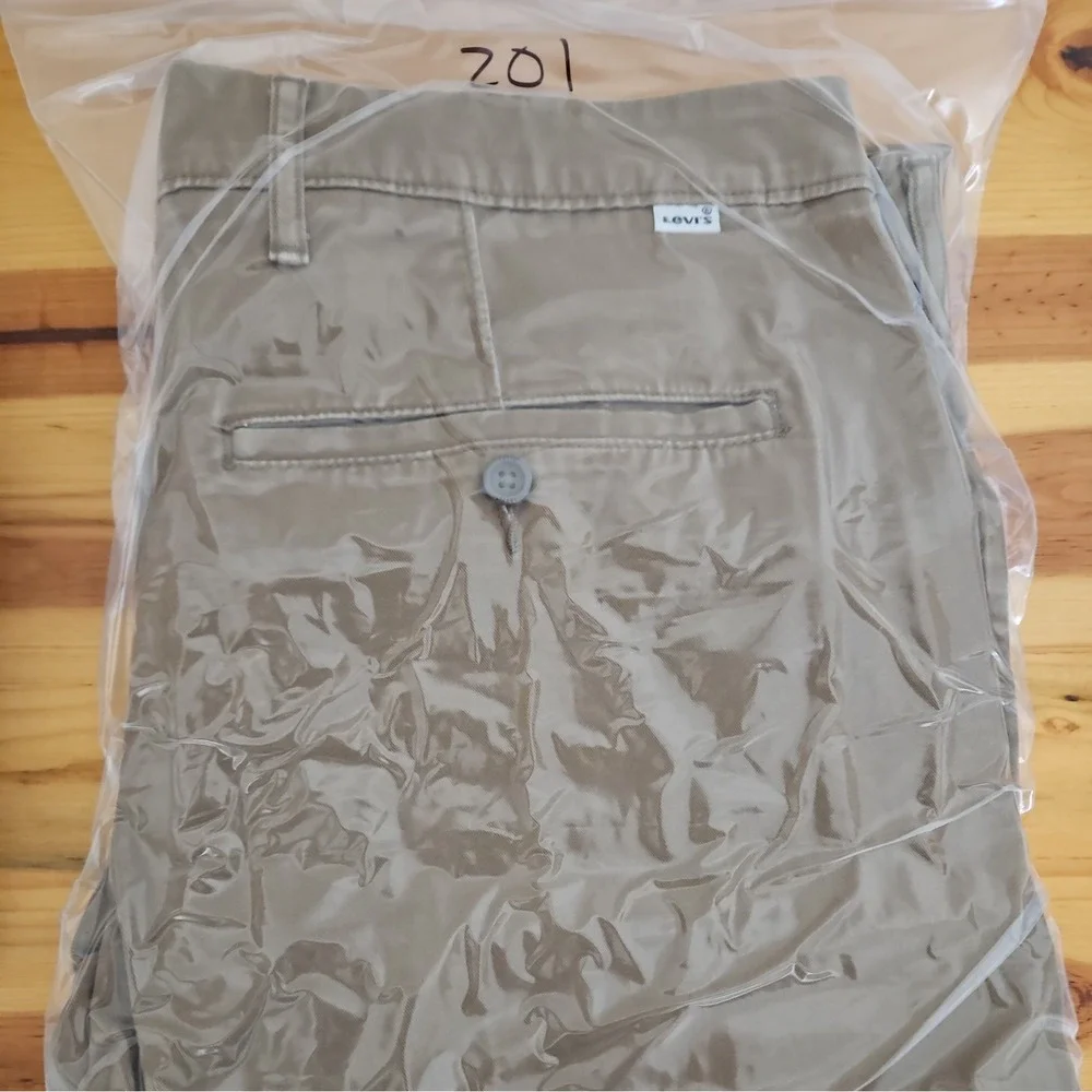 Levis Straight Stretch Chino Pants Mens 36x30‎ Khaki