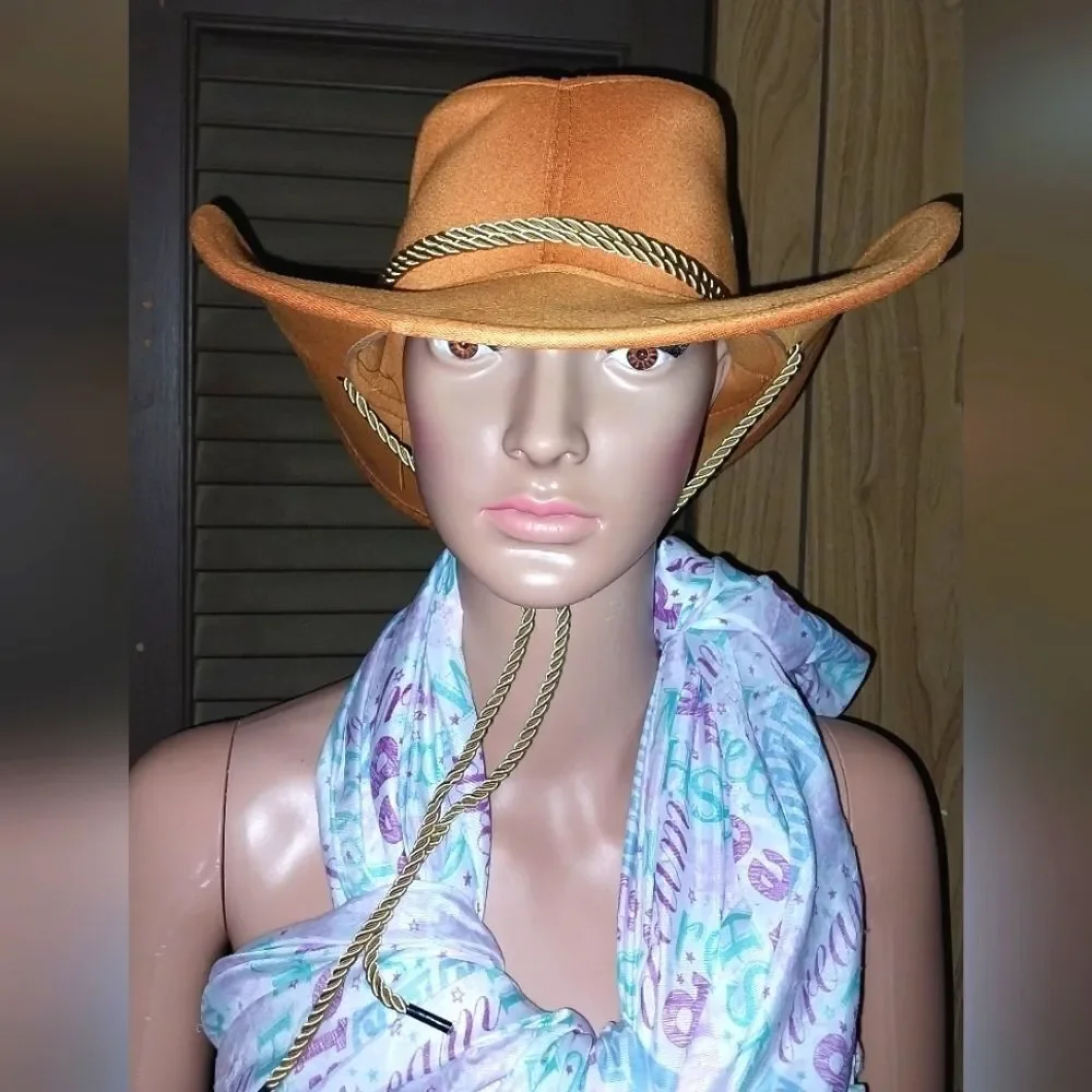Vintage western style outdoor cowboy hat