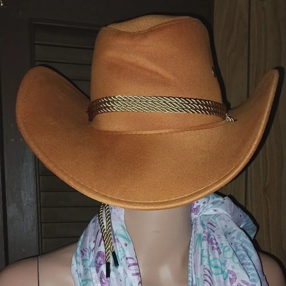 Vintage western style outdoor cowboy hat