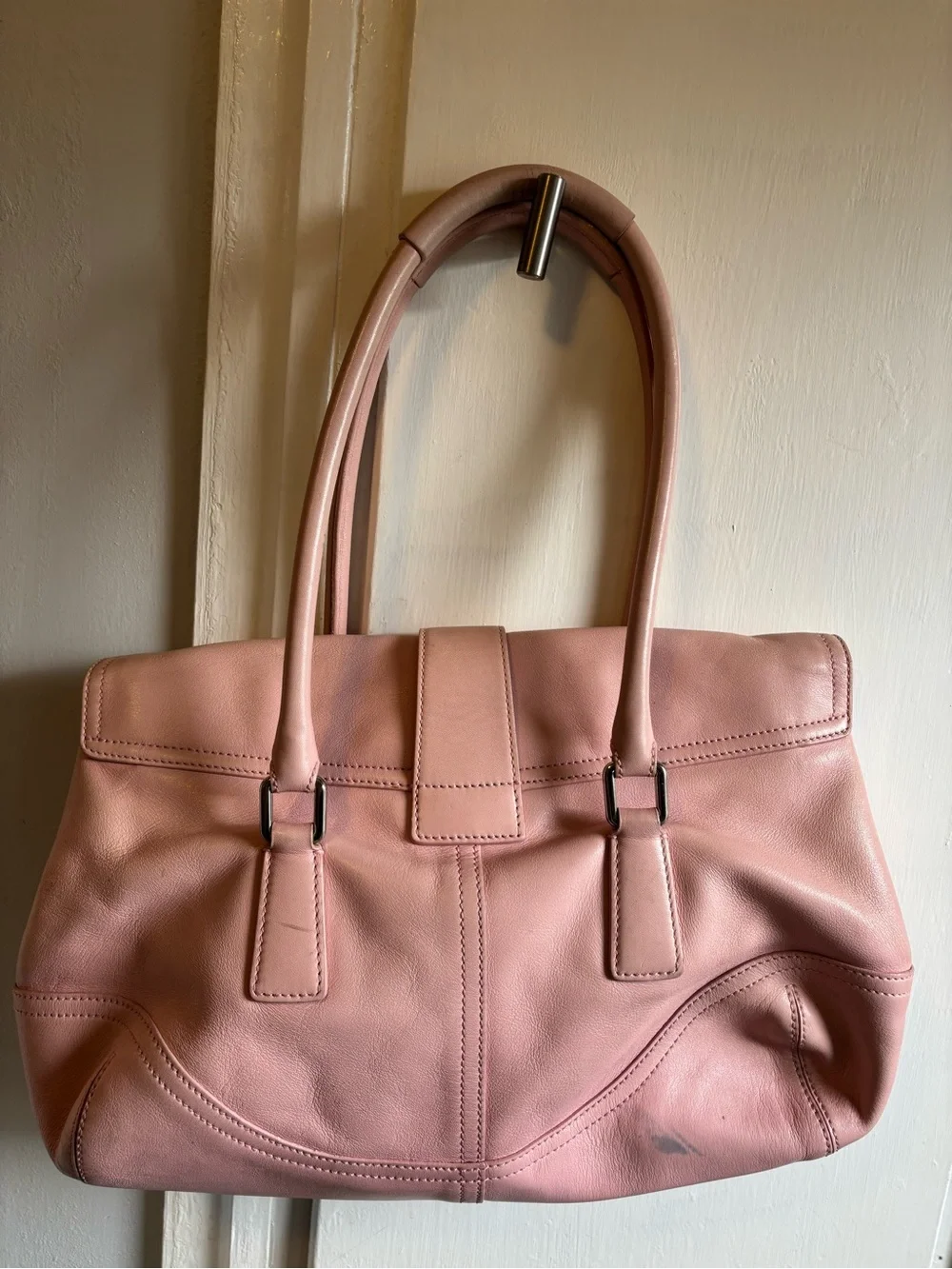 Coach leather shoulder