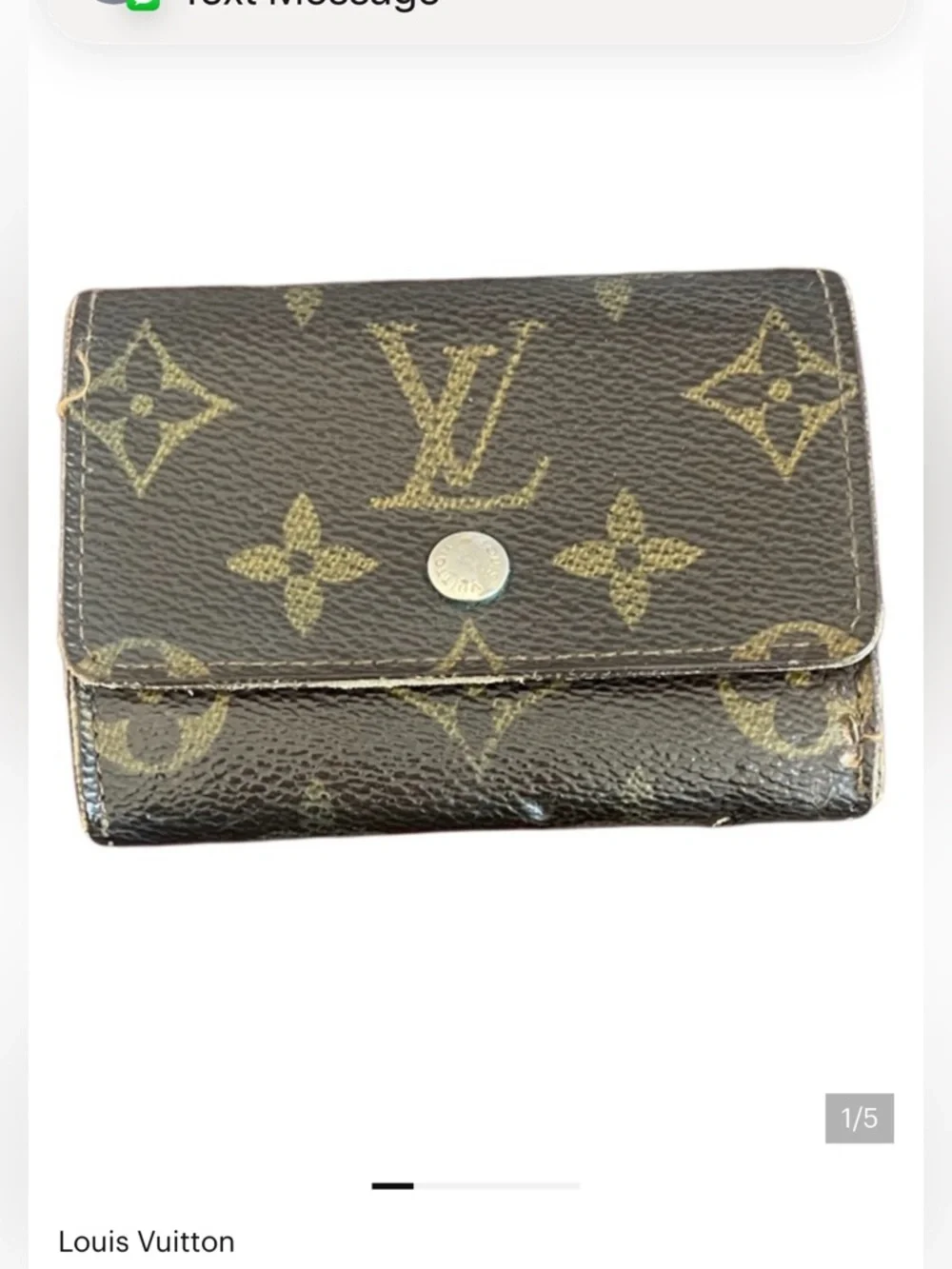 LOUIS VUITTON MONOGRAM CARD COIN PURSE