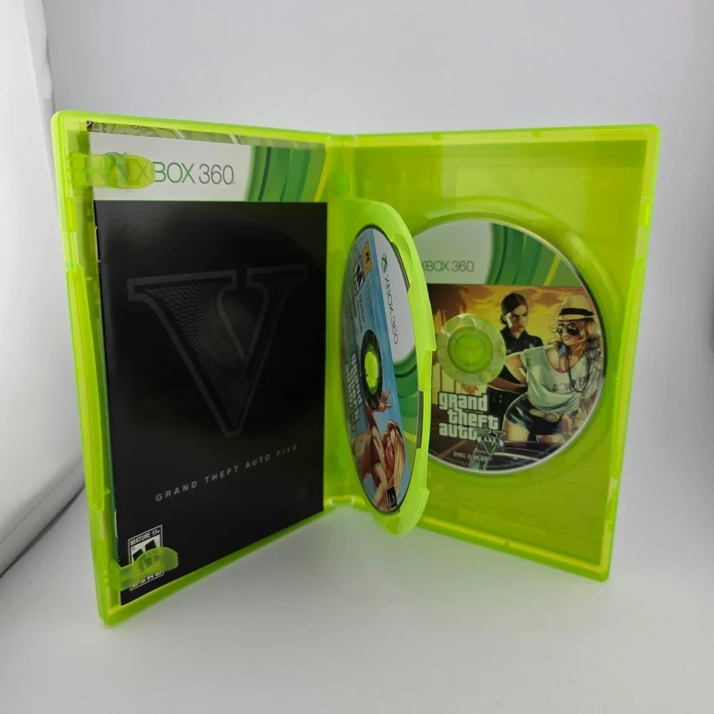 Grand Theft Auto V 5 Xbox 360 Video‎ Game Rockstar Games Complete