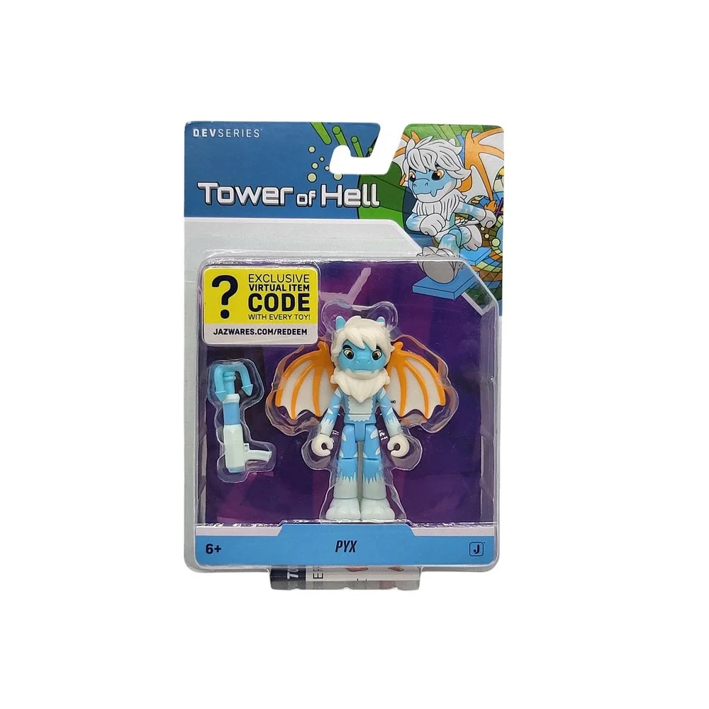 Roblox Tower of Hell Pyx Dev Series Action Figure w/ Exclusive‎ Virtual Code