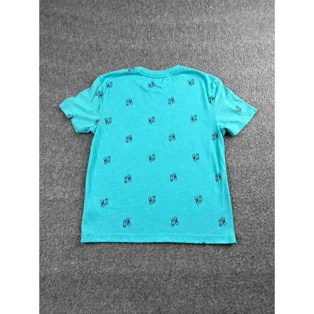 Old Navy Boys' Short Sleeve Skateboard Print T-Shirt Size‎ 5-6