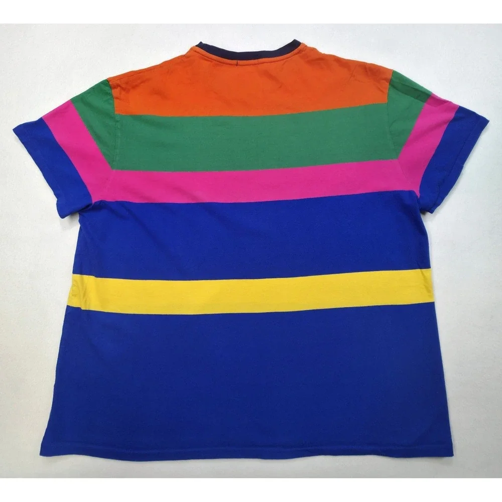 Polo Ralph Lauren Shirt Mens 2XL Classic Fit Multi Colored LIMITED USE T-Shirt