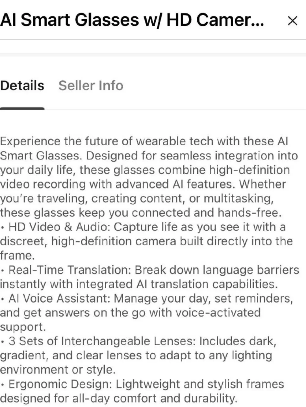 AI Glasses