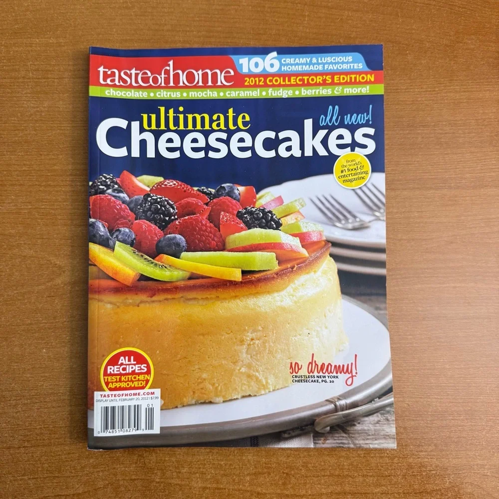 Taste of Home Recipe Collection with Red‎ and Yellow Accents