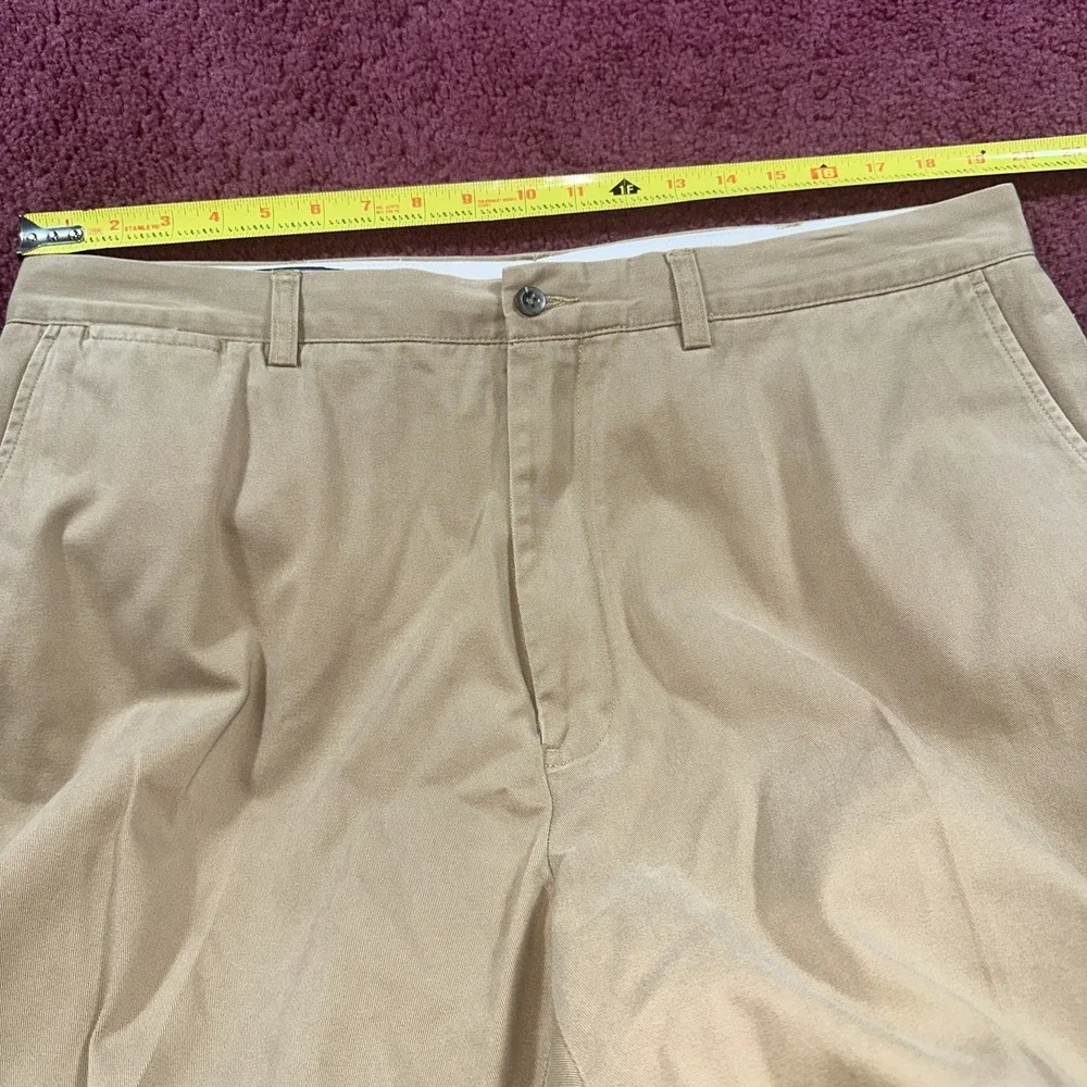 VTG Polo Ralph Lauren Pants Mens Fit 39x30 Khaki Tan Cotton Chino Straight