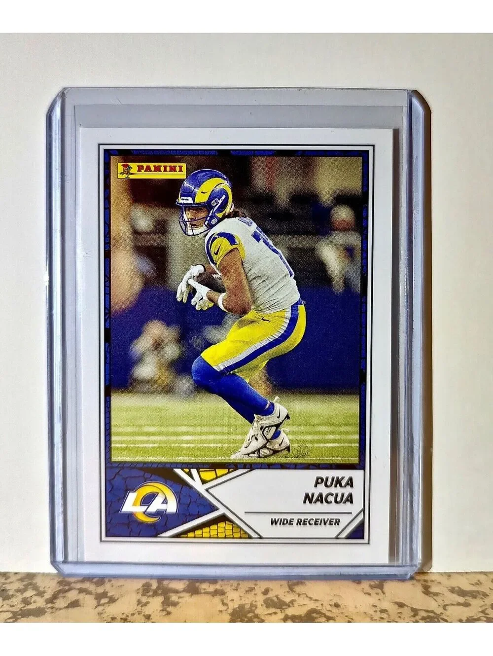 Puka Nacua 2024 Panini NFL #62 Sticker Card Los Angeles Rams