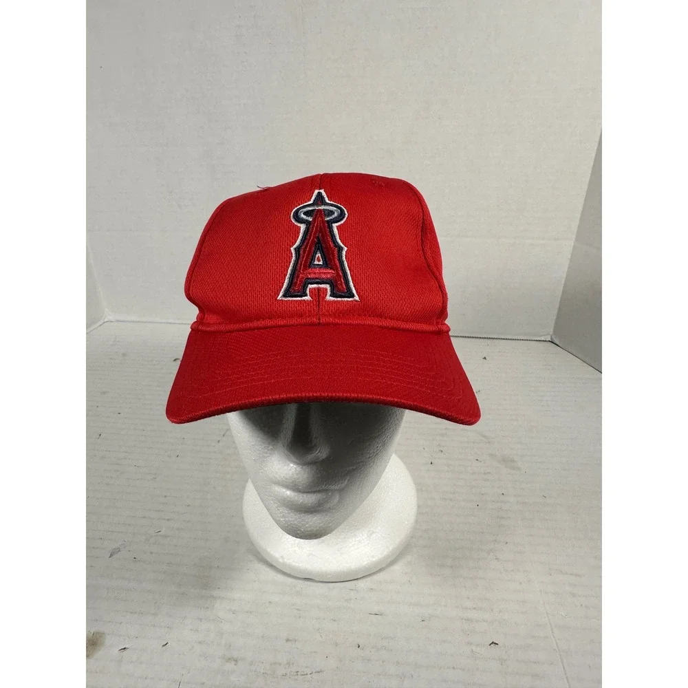 OC Sports Los Angeles Angels MLB Youth Red Baseball Cap‎ Adjustable Hat