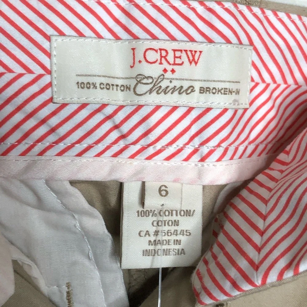 J. Crew 100% cotton