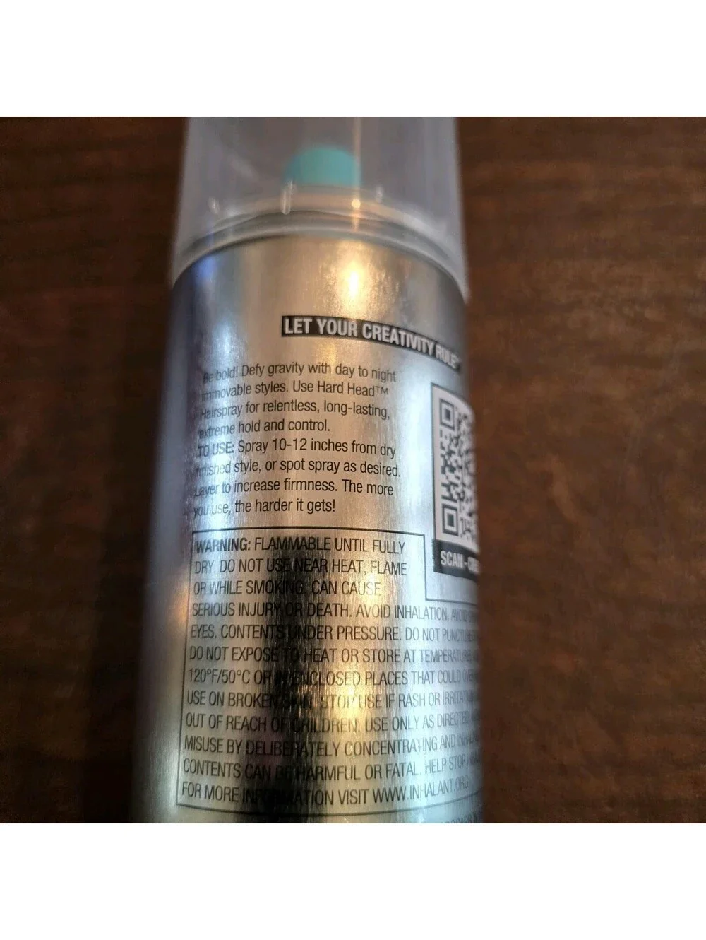 TIGI new hard hairspray
