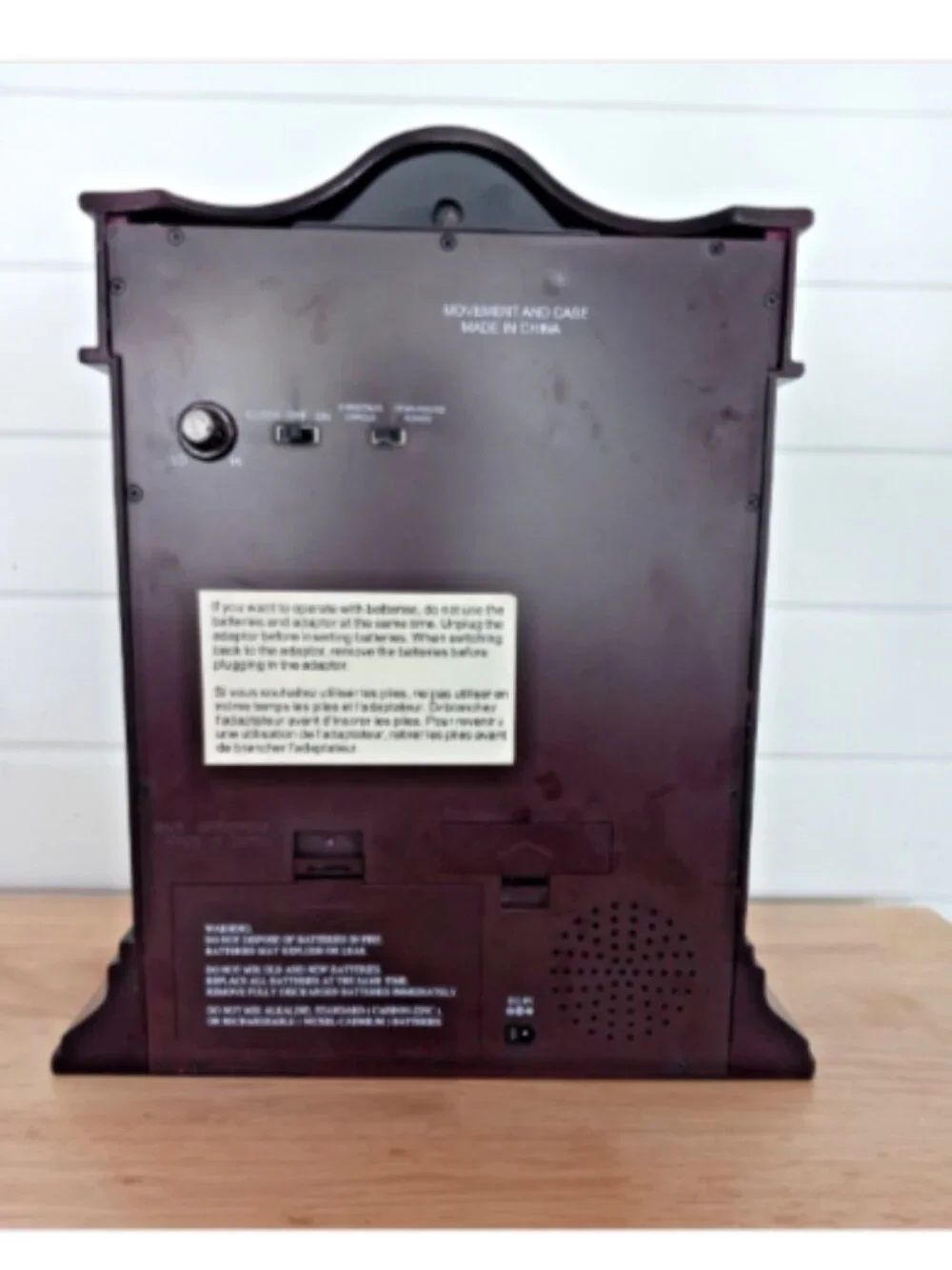 Mr. Christmas Gold Label Grand Chime Musical Clock w/ Adapter Tested Video