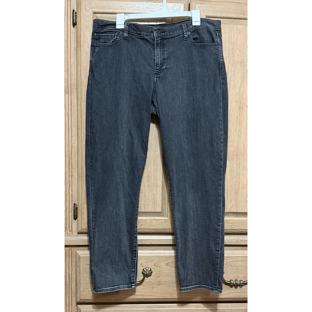 Gap 1969 Jeans Mens 34R Washed Black Cotton Regular Fit Denim