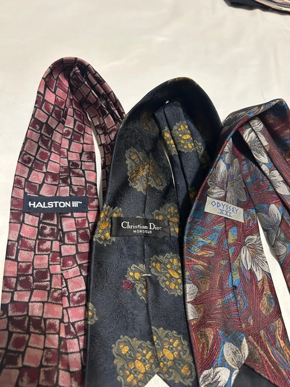 LiKe❤️for $10 off🍎 Vintage tie lot Marshall Fields Dior Beau Brummell
