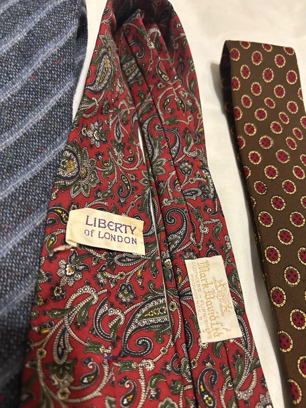 LiKe💙for $3 off🚎 Wool tie lot Liberty Afonwen Woollen Brocklehurst