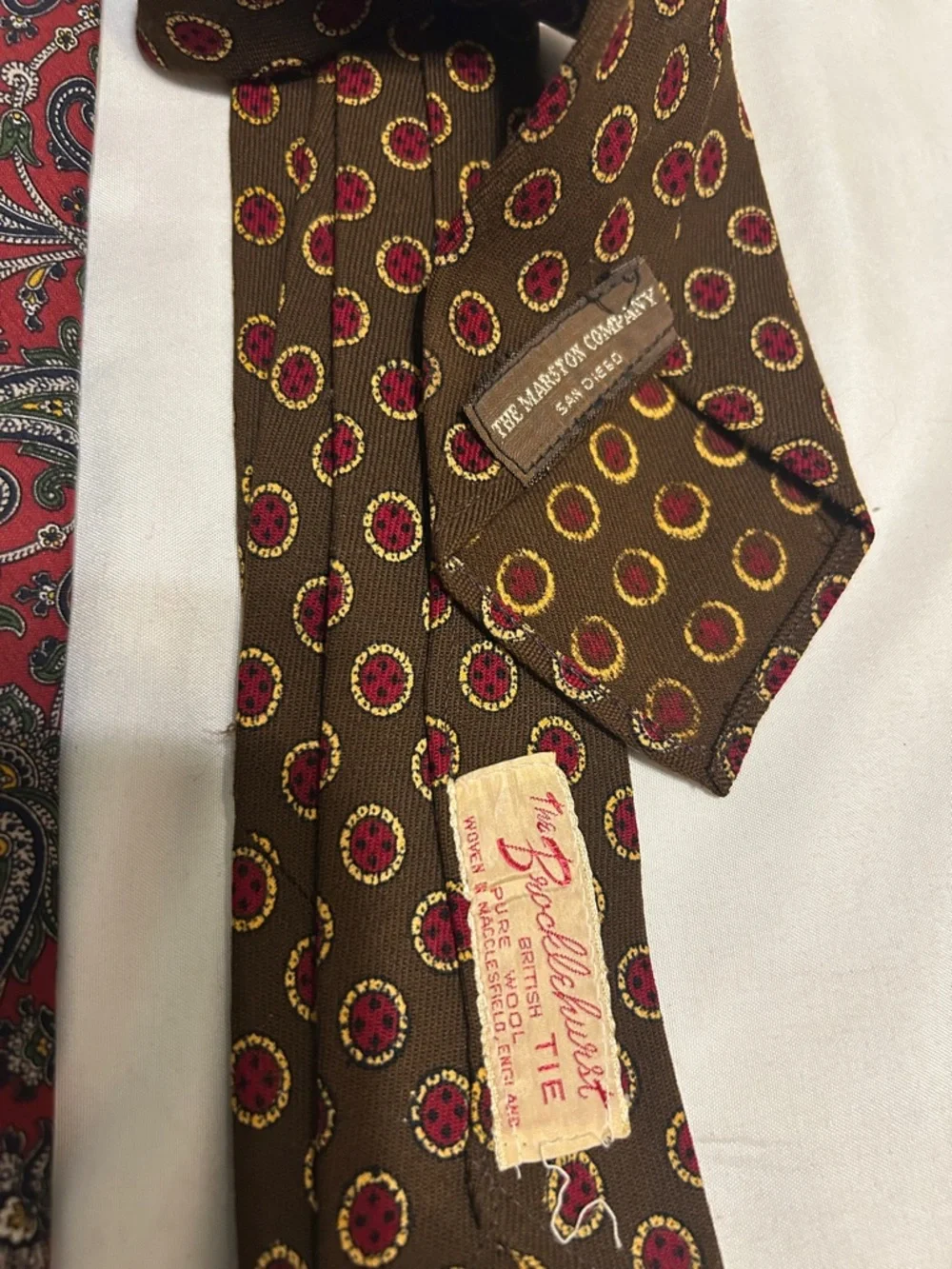 LiKe💙for $3 off🚎 Wool tie lot Liberty Afonwen Woollen Brocklehurst