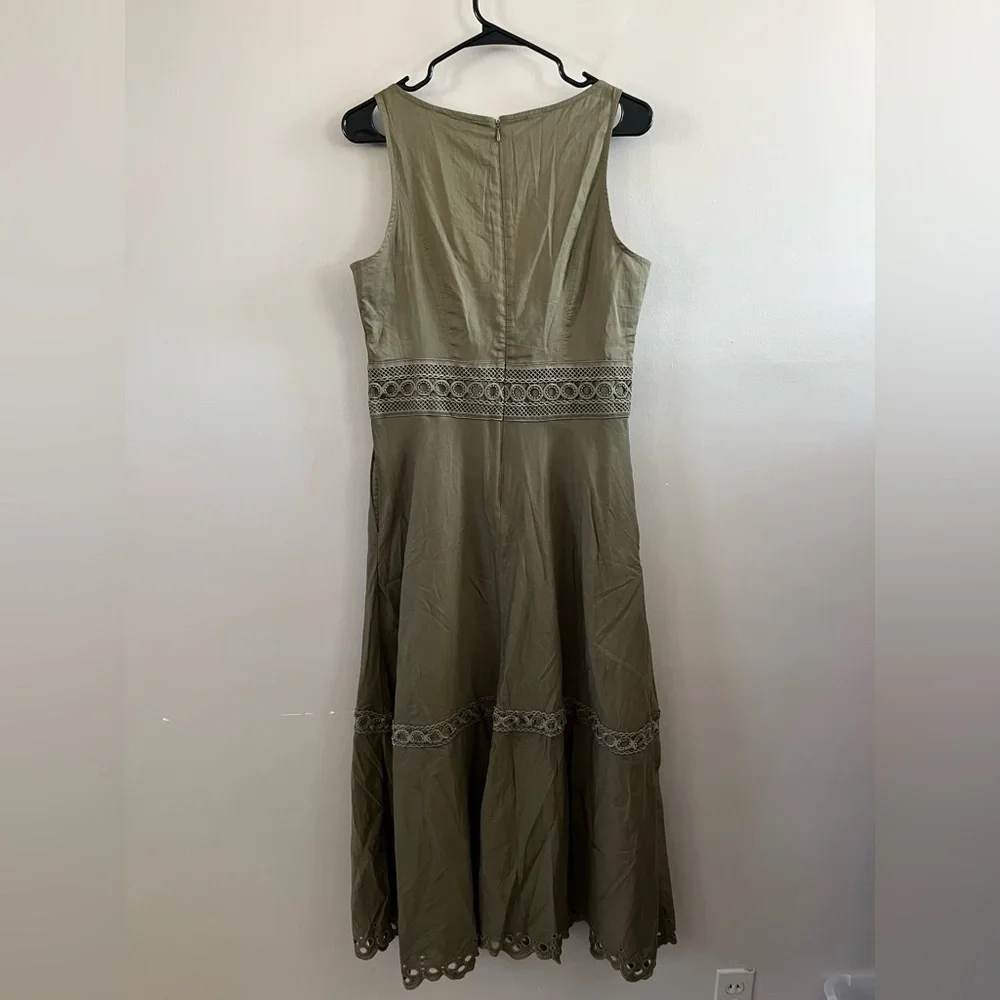 J. Crew sleeveless midi
