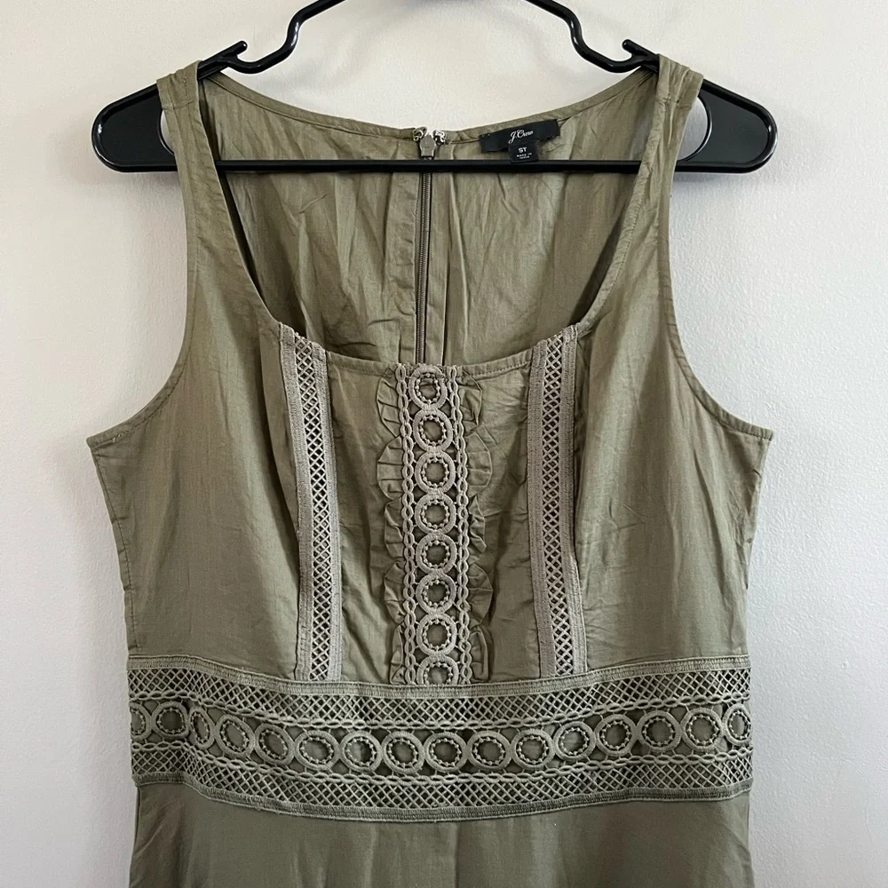 J. Crew sleeveless midi