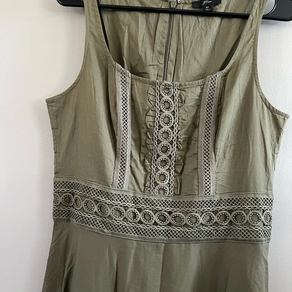 J. Crew sleeveless midi