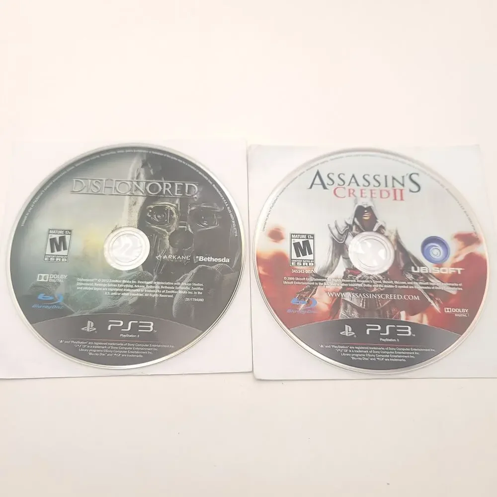 Playstation 3 Lot of 10 Games Overlord Kingdom Hearts Call of Duty Dishonored