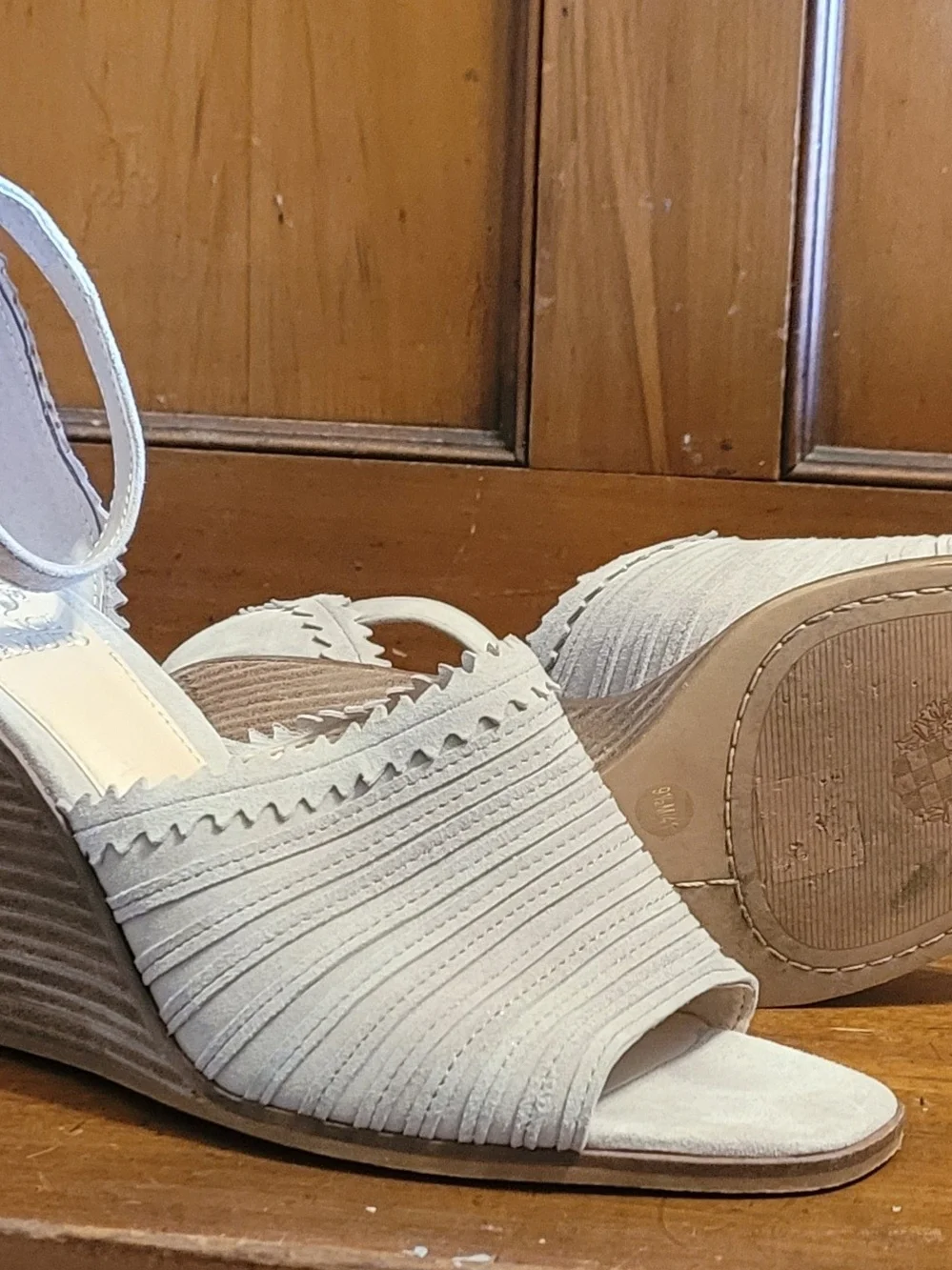 Vince Camuto suede upper
